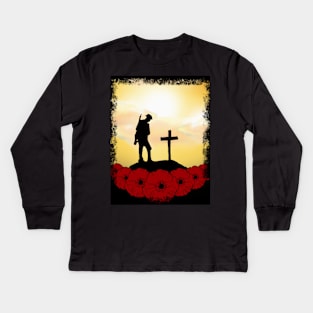 Memory at sunset Kids Long Sleeve T-Shirt